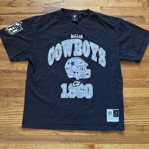 NFL Team Apparel Dallas Cowboys x Aleali May T-Shirt Unisex Black 2024 Sz XL C20
